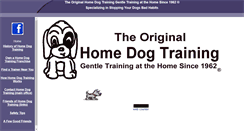 Desktop Screenshot of homedogtraining.biz